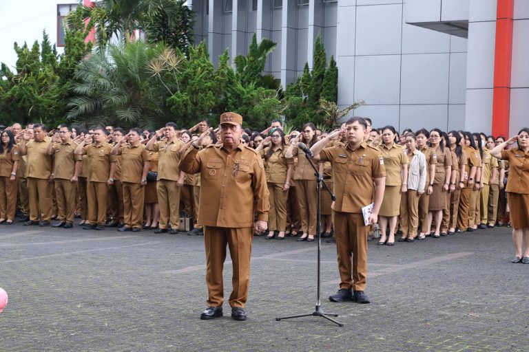 Apel Kerja Awal Bulan, Bupati Dondokambey Ajak Jaga Stabilitas dan Tidak Terprovokasi