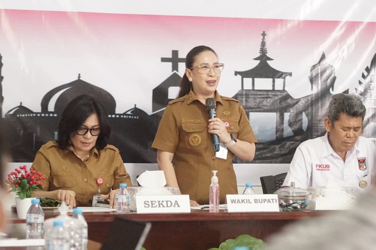 Rapat Bersama FKUB, Pemerintah Minahasa Ajak Masyarakat Jaga Kebersihan dan Manfaatkan Lahan Kosong