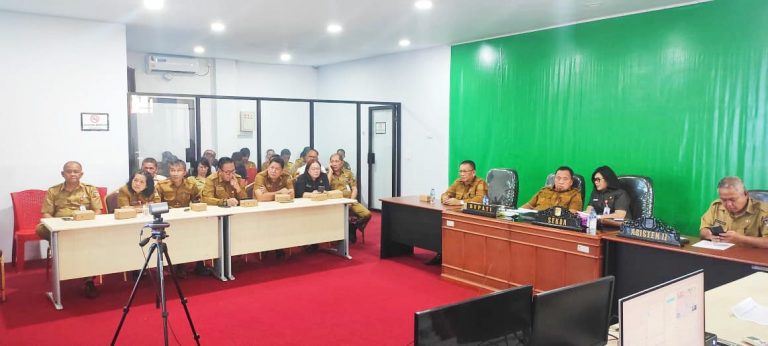 TPID Minahasa Ikuti Rakor Bersama Mendagri Bahas Inflasi serta Kamtibmas