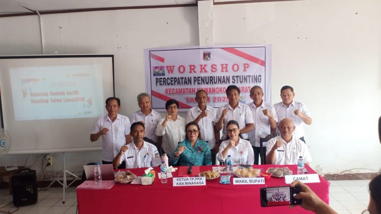 Wabup Vanda Sarundajang Berikan Materi Dalam Workshop Percepatan Penurunan Stunting