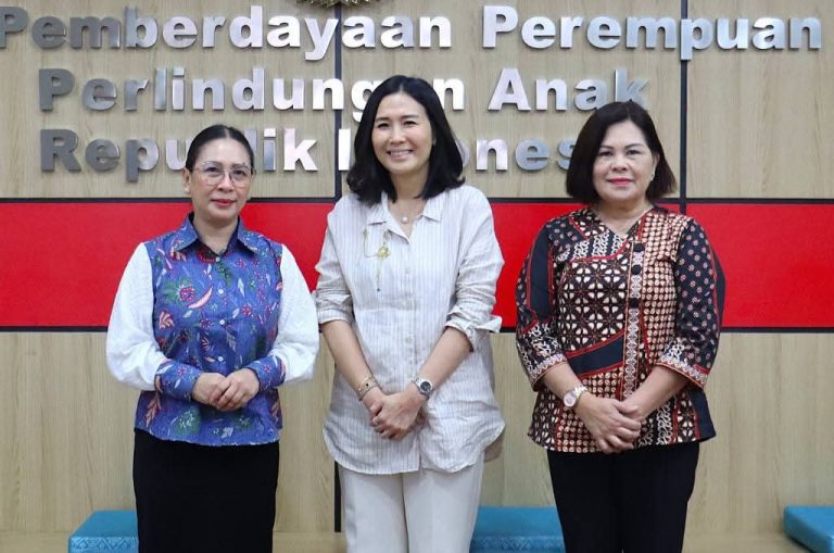 Wabup Vanda Sarundajang Datangi Kementerian PPPA RI Untuk Sinkronisasi Program