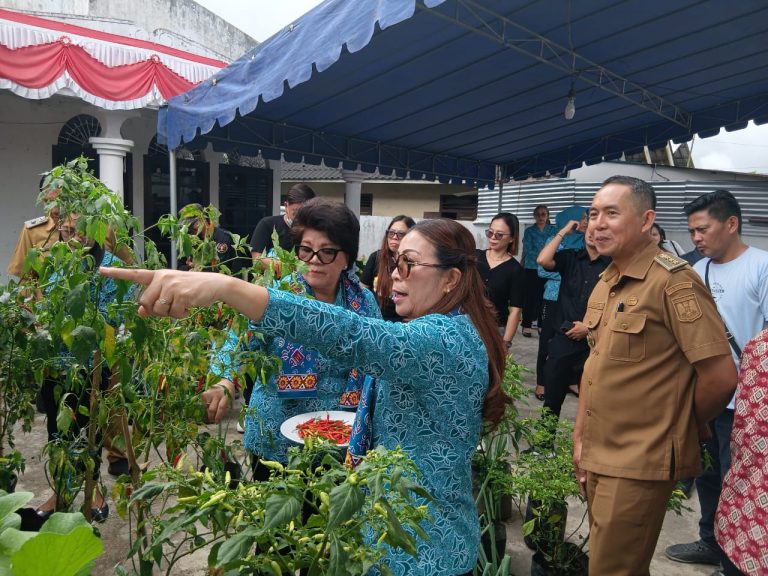 Hadiri Penilaian Lomba PKK, Martina Lengkong Komitmen Membangun