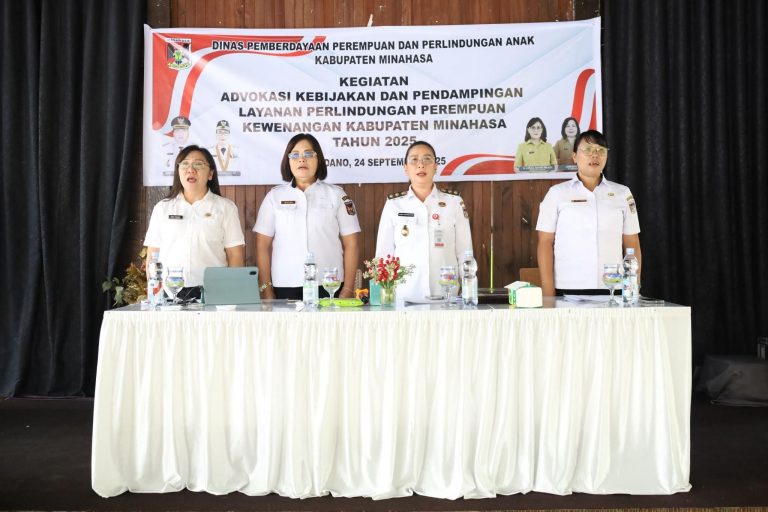 Wabup Vanda Sarundajang Menutup Kegiatan Advokasi Kebijakan dan Pendampingan Layanan Perlindungan Perempuan