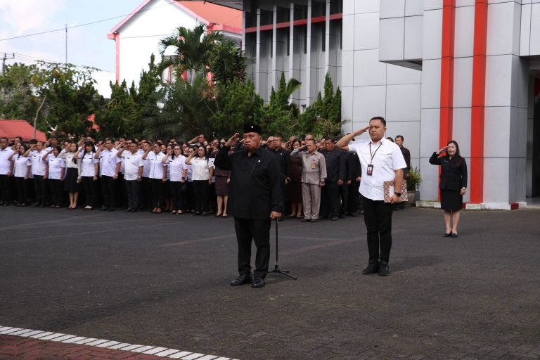 Upacara Hari Kesaktian Pancasila, Bupati Robby Sampaikan Pentingnya Kesatuan dan Persatuan