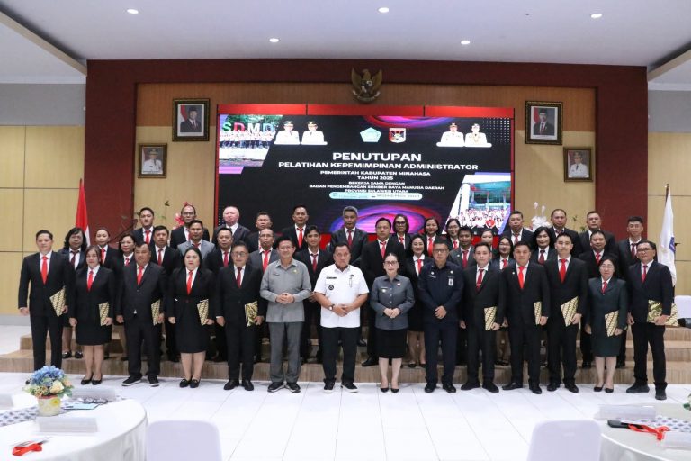 Penutupan Pelatihan Kepemimpinan Administrator, Bupati Robby Ingatkan Keteladanan dan Pengabdian