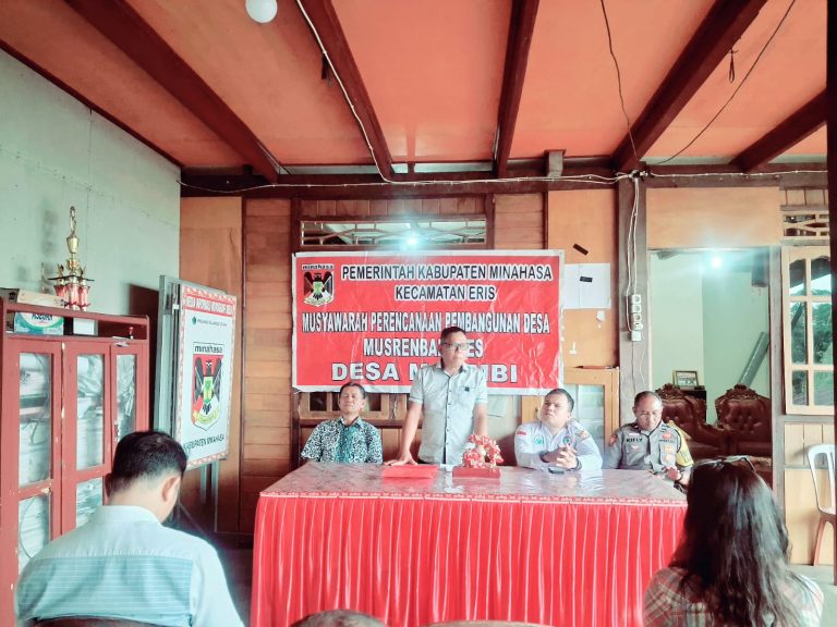 Laksanakan MusrenbangDes, Pemerintah Desa Maumbi Berharap Aspirasi dapat Terwujud