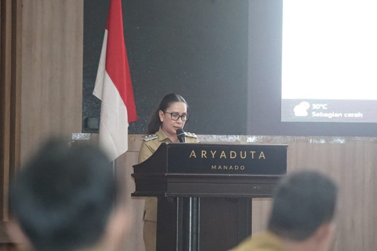 Raih Piagam Penghargaan Terbaik V Penurunan Stunting, Wabup Sarundajang Paparkan Capaian