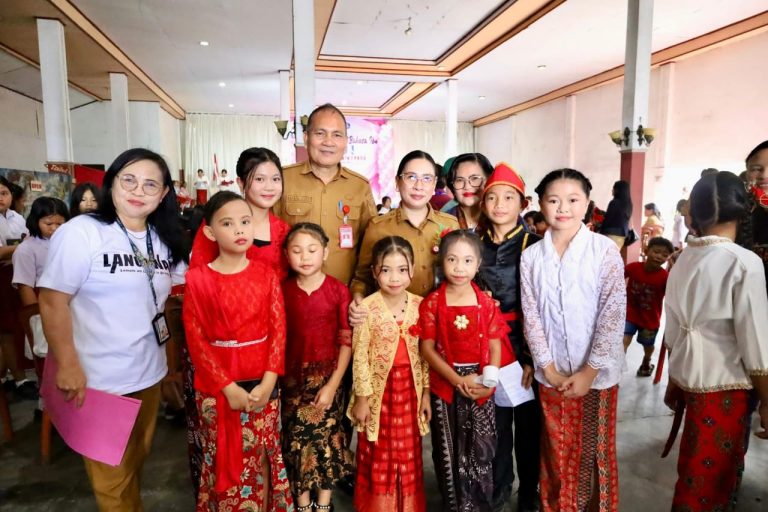 Vanda Sarundajang Buka Festival Tunas Bahasa Ibu 2025 di Kawangkoan