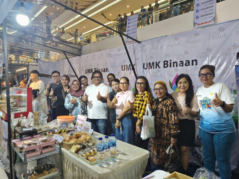 TRANSAKSI TEMBUS RP100 JUTA, PRODUK UNGGULAN UMKM BINAAN PLN JADI PRIMADONA DI MANADO HIGH STREET MARKET 2025