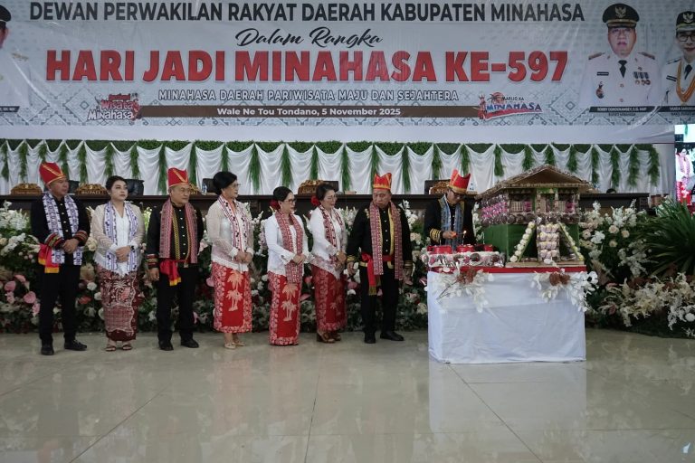Rapat Paripurna DPRD Minahasa, Dalam Rangka Memperingati Hari Jadi Minahasa Ke- 597