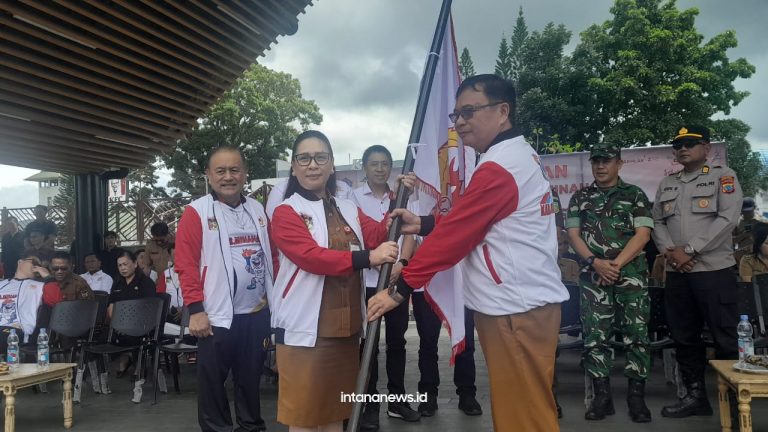 Peserta Porprov Kabupaten Minahasa Dilepas Secara Resmi