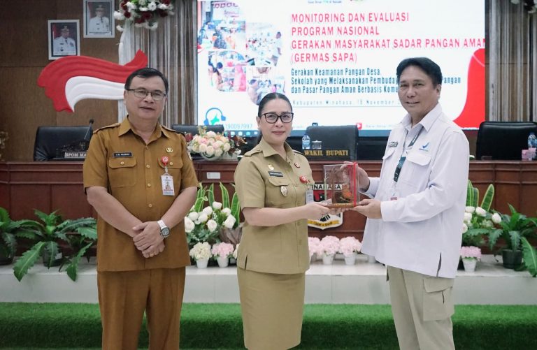 Wakil Bupati Minahasa Vanda Sarundajang Buka Kegiatan Monitoring dan Evaluasi Program GERMAS SAPA