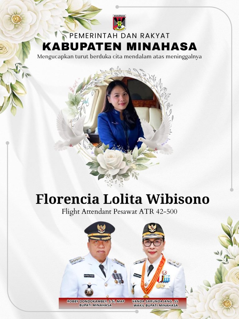 RD- Vasung Sampaikan Belasungkawa atas Wafatnya Pramugari Asal Minahasa Florencia Lolita Wibisono