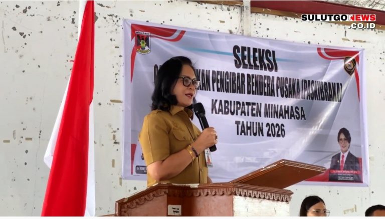 Sekda Lynda Watania Buka Seleksi Calon Paskibraka Kabupaten Minahasa
