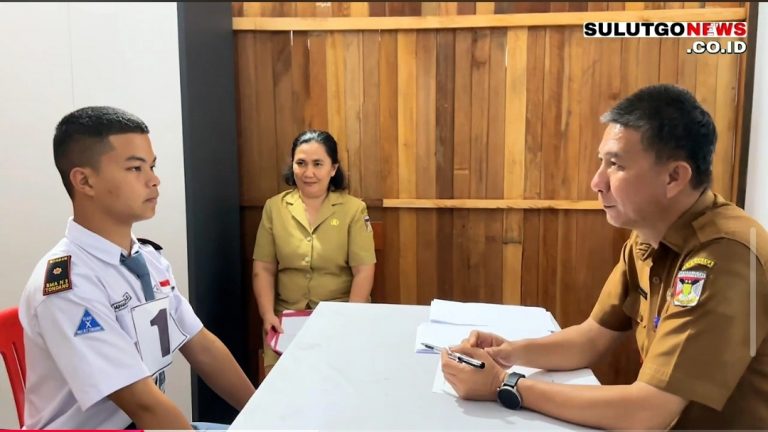 Tahapan Akhir Tes Kepribadian Calon Paskibraka Kabupaten Minahasa Tahun 2026