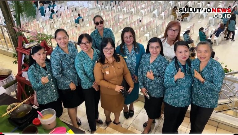 Peringatan Hari Kesatuan Gerak PKK ke-54 Tahun  di Kabupaten Minahasa