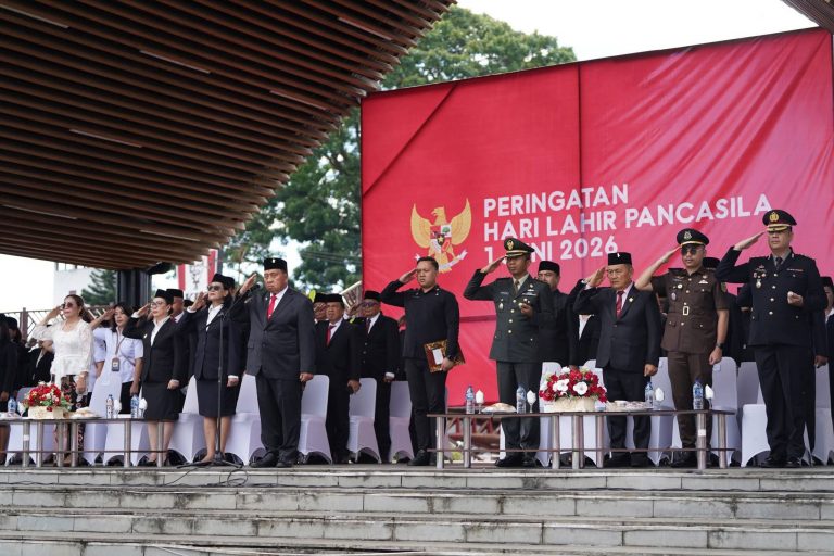 Upacara Peringatan Hari Lahir Pancasila di Kabupaten Minahasa