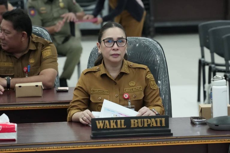Wabup Vanda Sarundajang Ikuti Rakor Pengendalian Inflasi dan Sosialisasi Jaminan Produk Halal