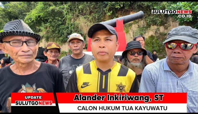 Alander Inkiriwang Calon Hukum Tua Harapan Masyarakat Desa Kayuwatu
