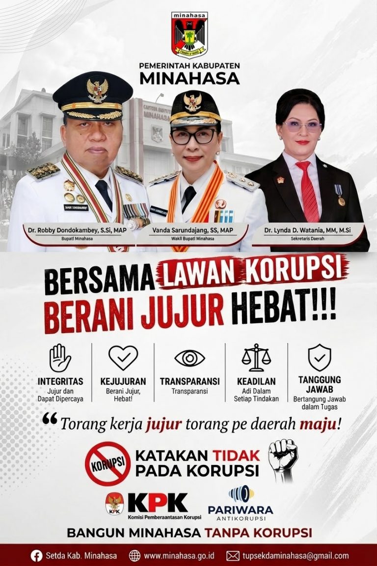 PEMKAB MINAHASA PERKUAT TATA KELOLA PEMERINTAHAN BERSIH DAN AKUNTABEL