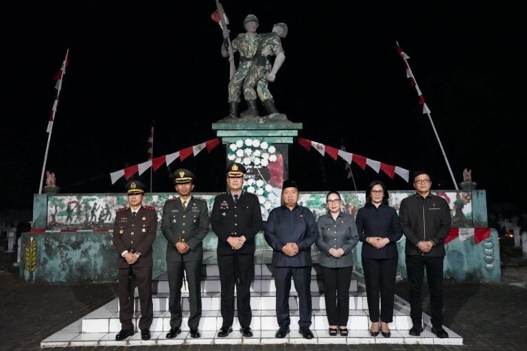Apel Kehormatan dan Renungan Suci Warnai Peringatan HUT ke-81 Kemerdekaan RI di Minahasa