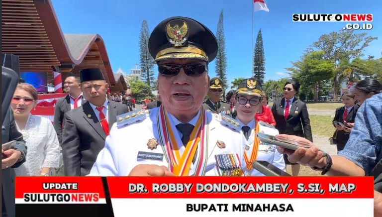 Upacara HUT ke-81 RI di Minahasa Berlangsung Khidmat, Paskibraka Tuai Apresiasi