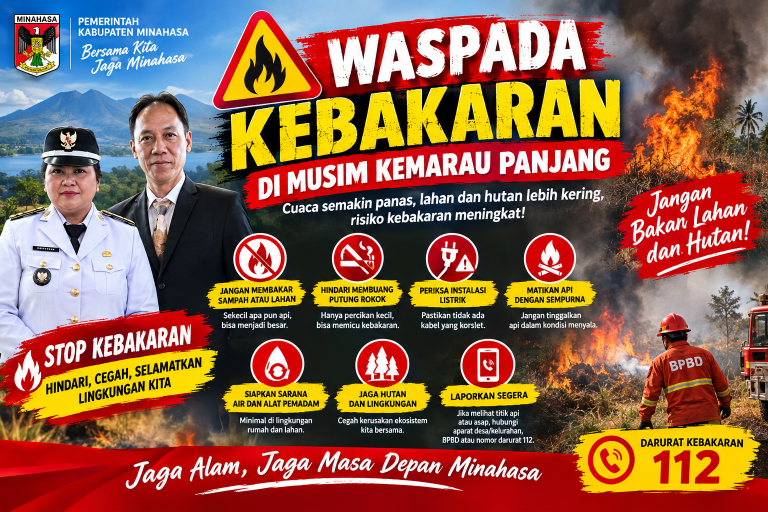 Musim Kemarau, Pemdes Maumbi Ingatkan Warga Waspadai Sumber Api