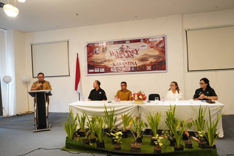 BUPATI ROBBY DONDOKAMBEY BUKA KARANTINA WARANEY WULAN MINAHASA 2026, SIAPKAN GENERASI MUDA DUTA BUDAYA DAN PARIWISATA