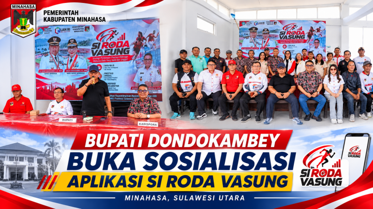 BUPATI DONDOKAMBEY BUKA SOSIALISASI APLIKASI SI RODA VASUNG